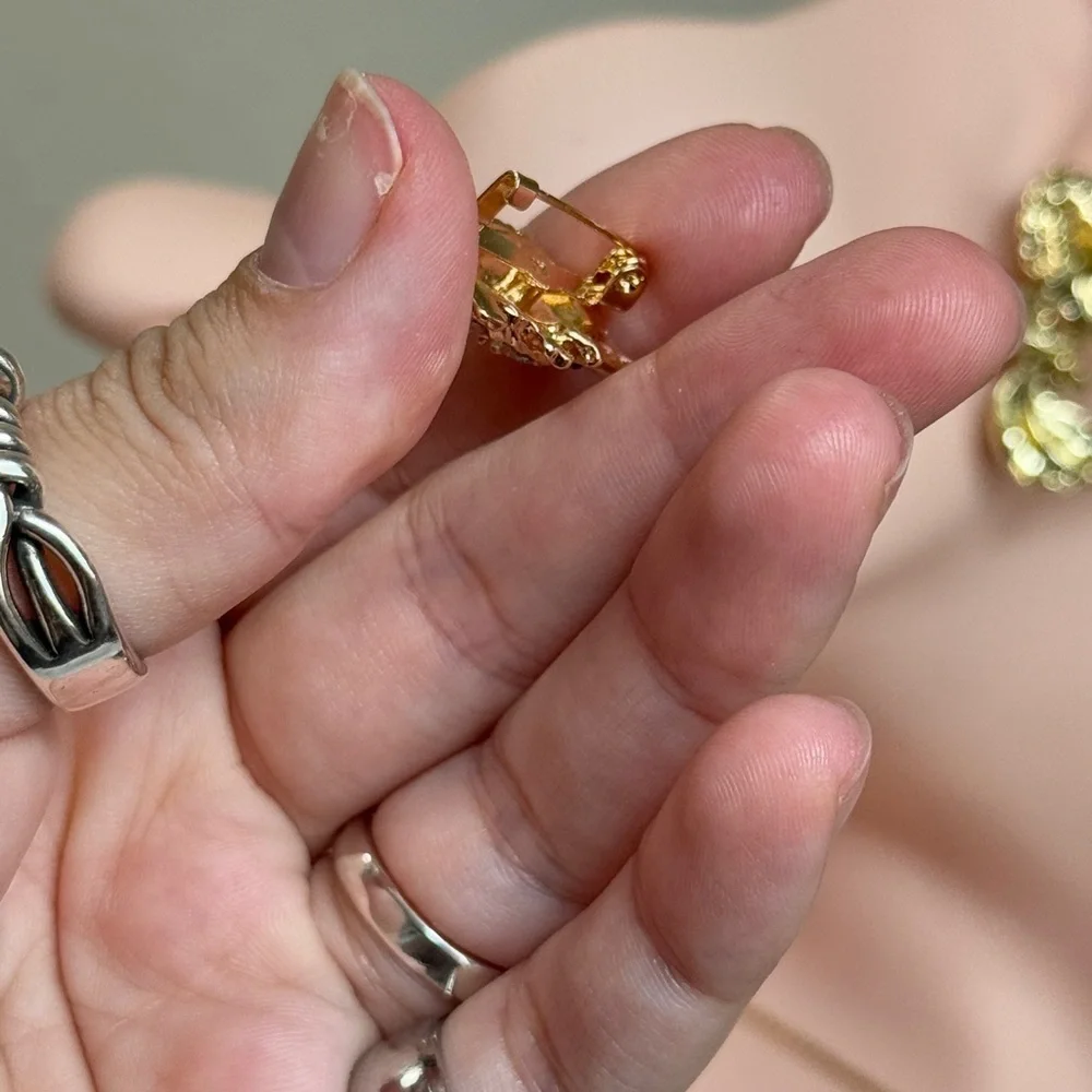 ⚜️ ❤️‍🔥 Cute Gold Hedgehog Brooch 🦔💎